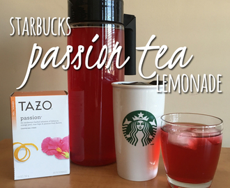 Copycat Starbucks Passion Tea Lemonade