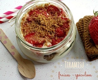 Tiramisu fraises – spéculoos