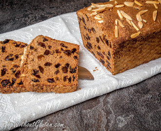 Gluten Free Buckwheat Loaf Cake with Walnuts and Dried Apricots