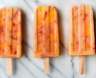Popsicle Week: Peaches & Cream