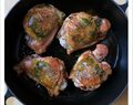 Roast Turkey Thighs with Garlic and Sage
