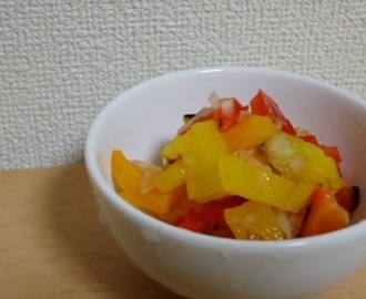 焼きパプリカのマリネ　レシピ