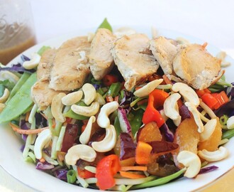 Oriental Chicken Salad & Sesame Dressing