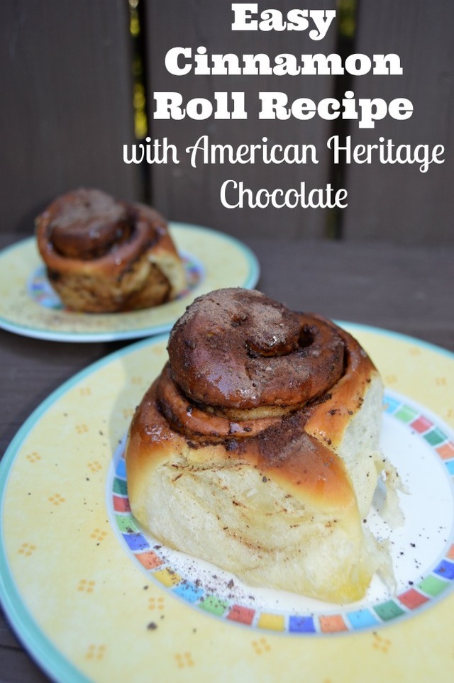 Easy Cinnamon Roll Recipe With American Heritage Chocolate