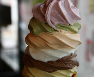 Japanese ice cream makes me happy!