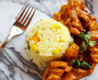 Nandos Chicken Strips and Spicy Rice Recipe