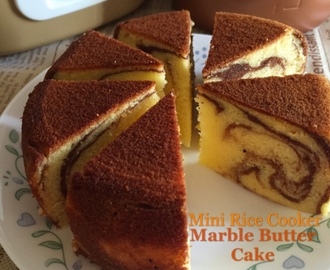 Mini Rice Cooker Butter Marble Cake 迷你电饭锅大理石奶油蛋糕