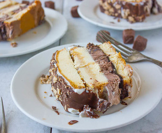 Snickers Ice Cream Cake Layer Cake