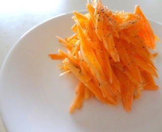 【常備菜レシピ】簡単1分すぐ出来る作り置き。にんじんのサラダ