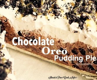 Chocolate Oreo Pudding Pie...