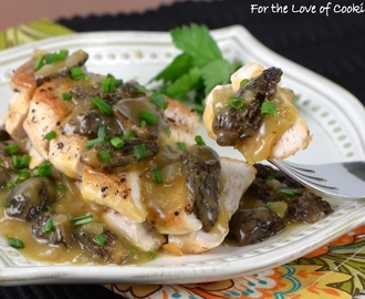Roasted Chicken Breasts with Morel Mushroom Pan Sauce