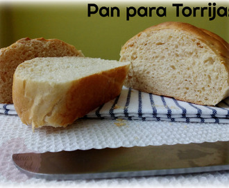 Pan para Torrijas