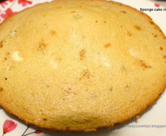 Sponge Cake Without Oven and Cake Pan | Sponge Cake in Pressure Cooker