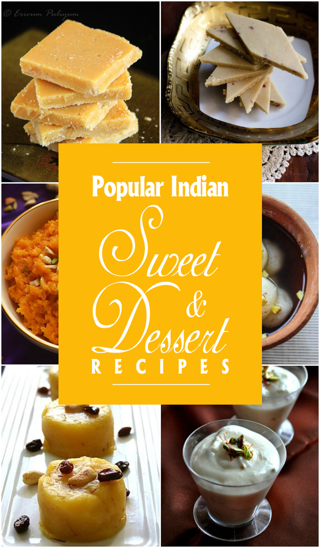 20 Popular Indian Sweet and Dessert Recipes