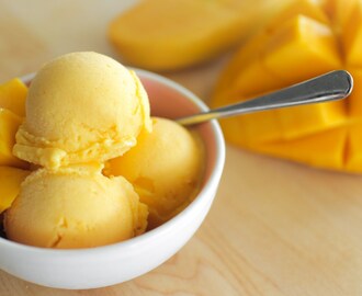Mango Ice Cream in a Blender Recipe ไอศรีมมะม่วงง่ายสุดๆ Hot Thai Kitchen
