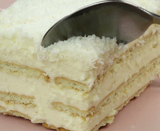 Domowe ciasto Rafaello bez pieczenia