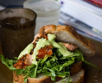 Salmon Salad Sandwich with Avocado “Mayo” | Deciphering Cravings