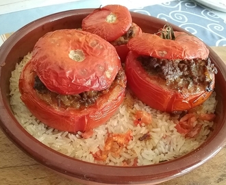 Tomates farcies au boeuf et au curry