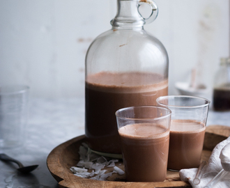 Homemade Coconut Chocolate Milk