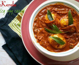 Kerala spicy egg curry