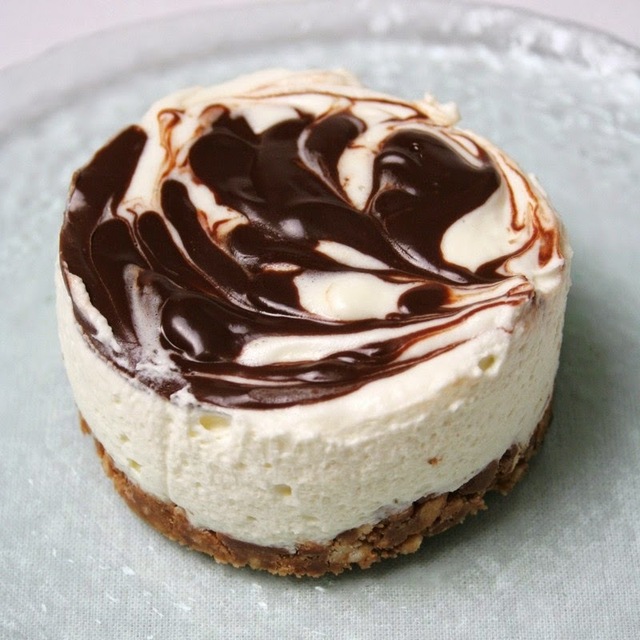 Cheesecake au chocolat  de dessert rapide