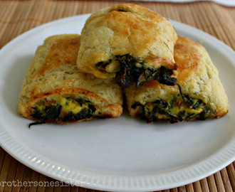 spinach and cheese rolls with gf puff pastry take 2
