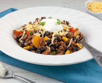 One-pot Mexican beans and mince