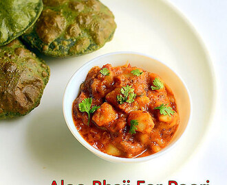Aloo Bhaji Recipe – Potato Sabzi For Poori