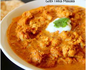 Gobi Tikka Masala | Cauliflower curry