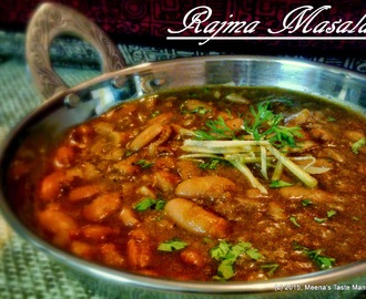 Rajma Masala - A delicious White Kidney Beans curry!