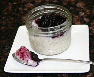 Tapioca Pudding With Blueberry Compote – AIP/Paleo/Vegan