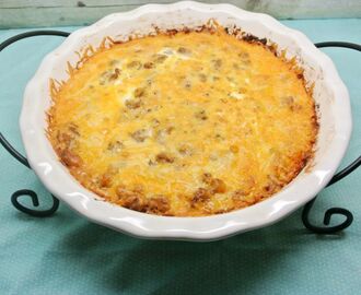Cheeseburger Pie {Low Carb}