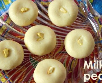 Milk peda recipe – How to make milk peda/doodh peda recipe – Diwali sweets