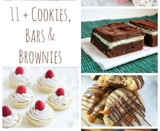 Cookies, Bars and Brownies Recipe Roundup