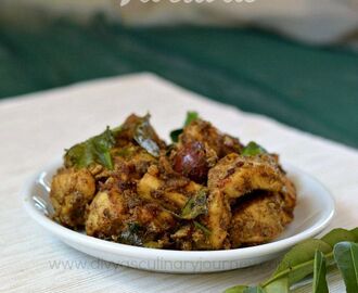 Chicken Chukka Varuval Recipe | Chicken Sukka | Kozhi Varuval
