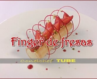 Finger de fresas  (postre al plato muy original y RICO!!)