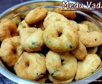 Medu Vada - a delicious snack made with Urad Dal!