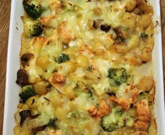 Broccoli-kip ovenschotel met krieltjes