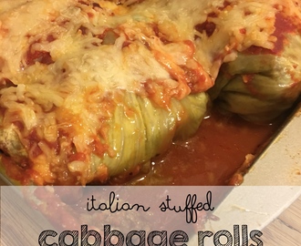 Another Use For Leftover Spaghetti Sauce – Easy One Hour Kid-Friendly Italian Stuffed Cabbage Rolls