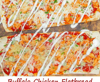 Buffalo Chicken Flatbread Pizza