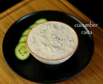 cucumber raita recipe | kheera raita recipe | raita recipe