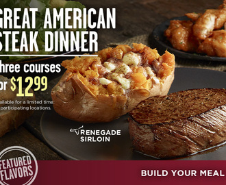 Longhorn Steakhouse Great American Steak Dinner