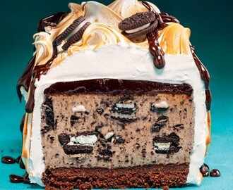 Το τέλειο εορταστικό cheesecake με μπισκότα όρεο