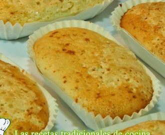 Recetas de cocina con sabor tradicional: Receta de las magdalenas Valencianas