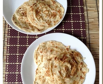 Roti Prata, Roti Canai, Roti Paratha , Roti Parotha (印度煎饼，手抓饼, பராத்தாவை ）