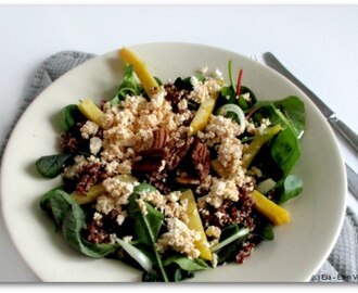 Quinoa salade met koolraap en feta