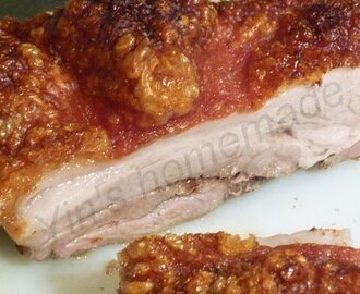 Crispy roasted pork belly (脆皮烧肉)