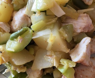 Aardappels, kip en 3 groenten – maaltijd om in te vriezen