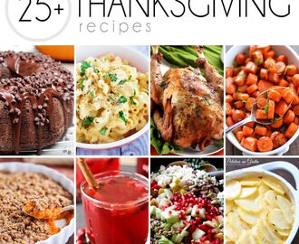 25+ Thanksgiving Recipes