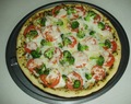 Pesto Pizza with Tomatoes and Broccoli (12-inch)